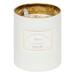 Bougie parfumée Lucia 1800g pot céramique santal