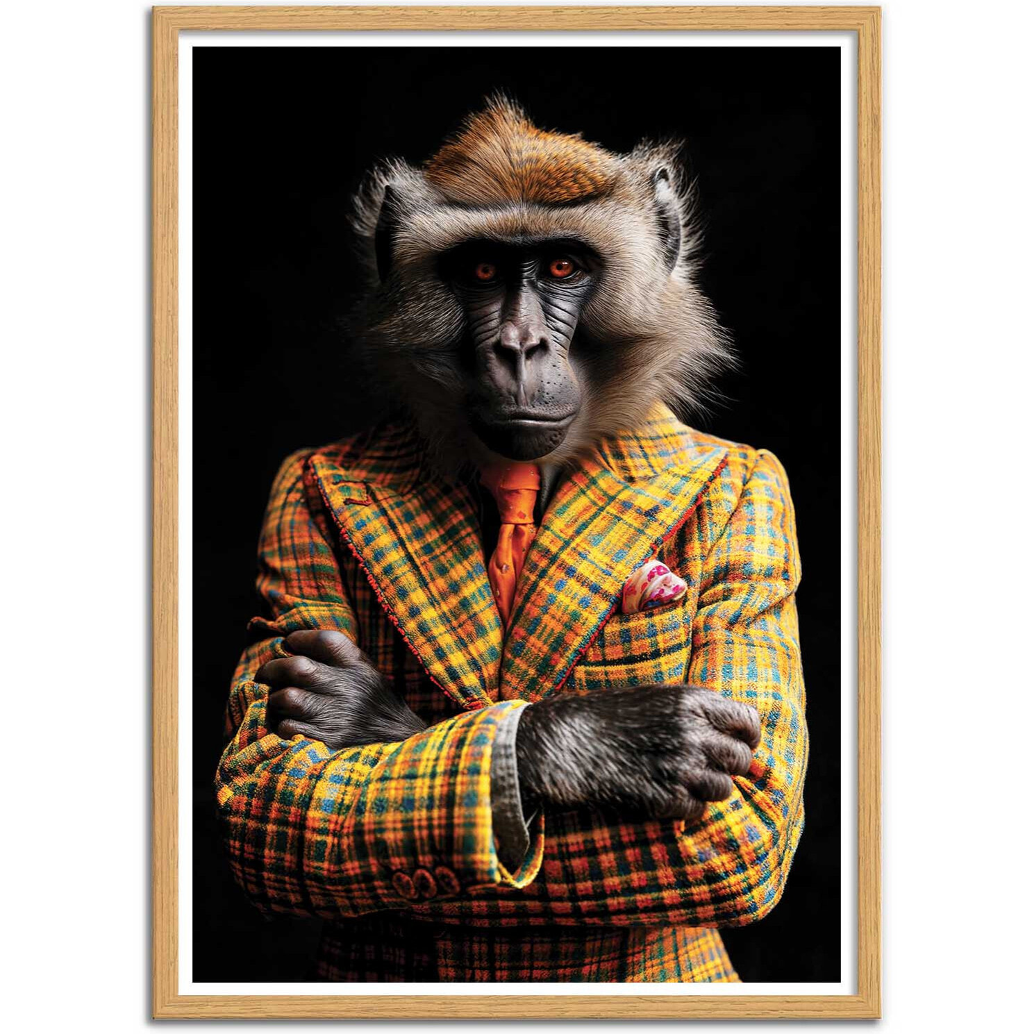 Affiche - Baboon Wild Suits - Philippe Hugonnard