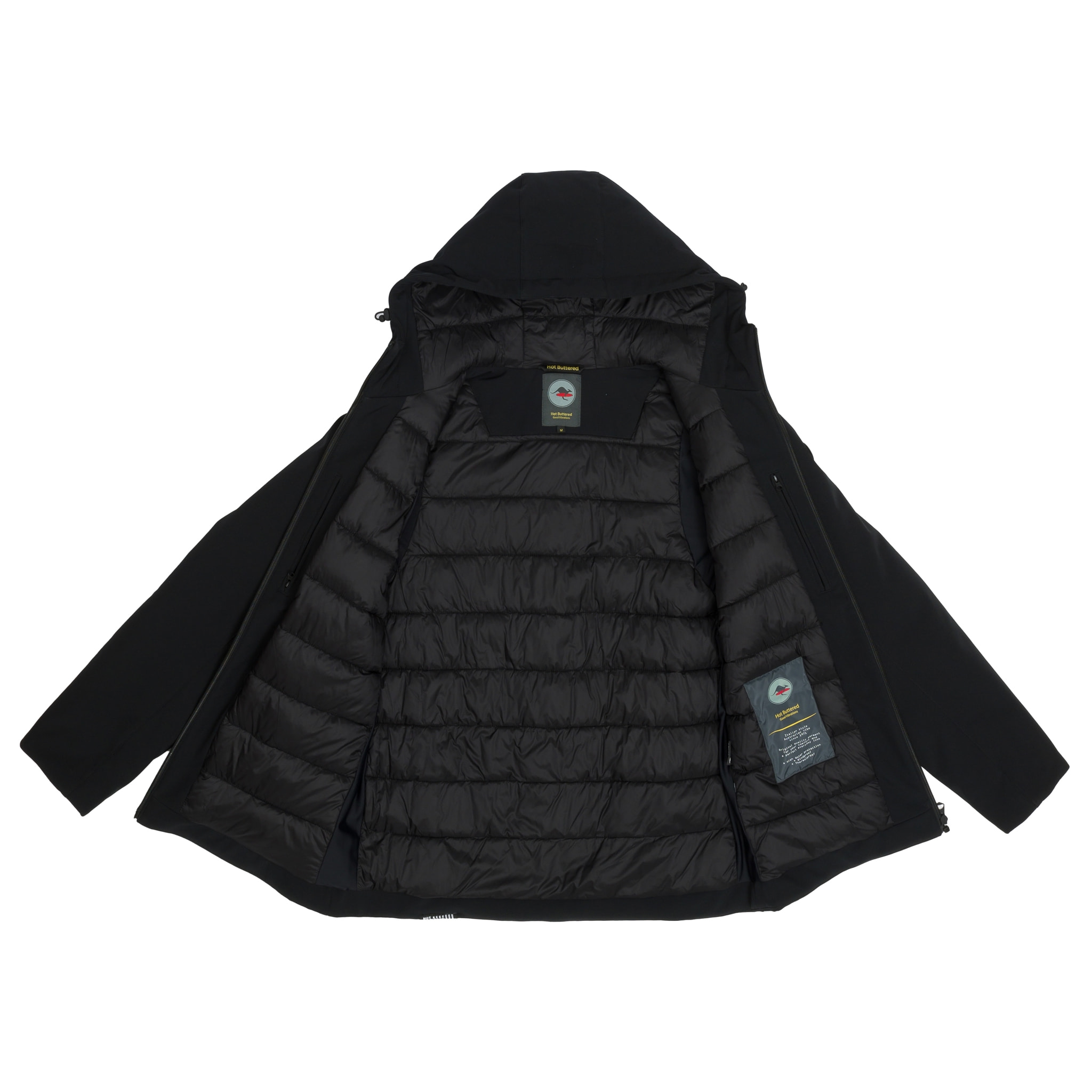 Chaqueta Hot Buttered térmica impermeable Tambora negro