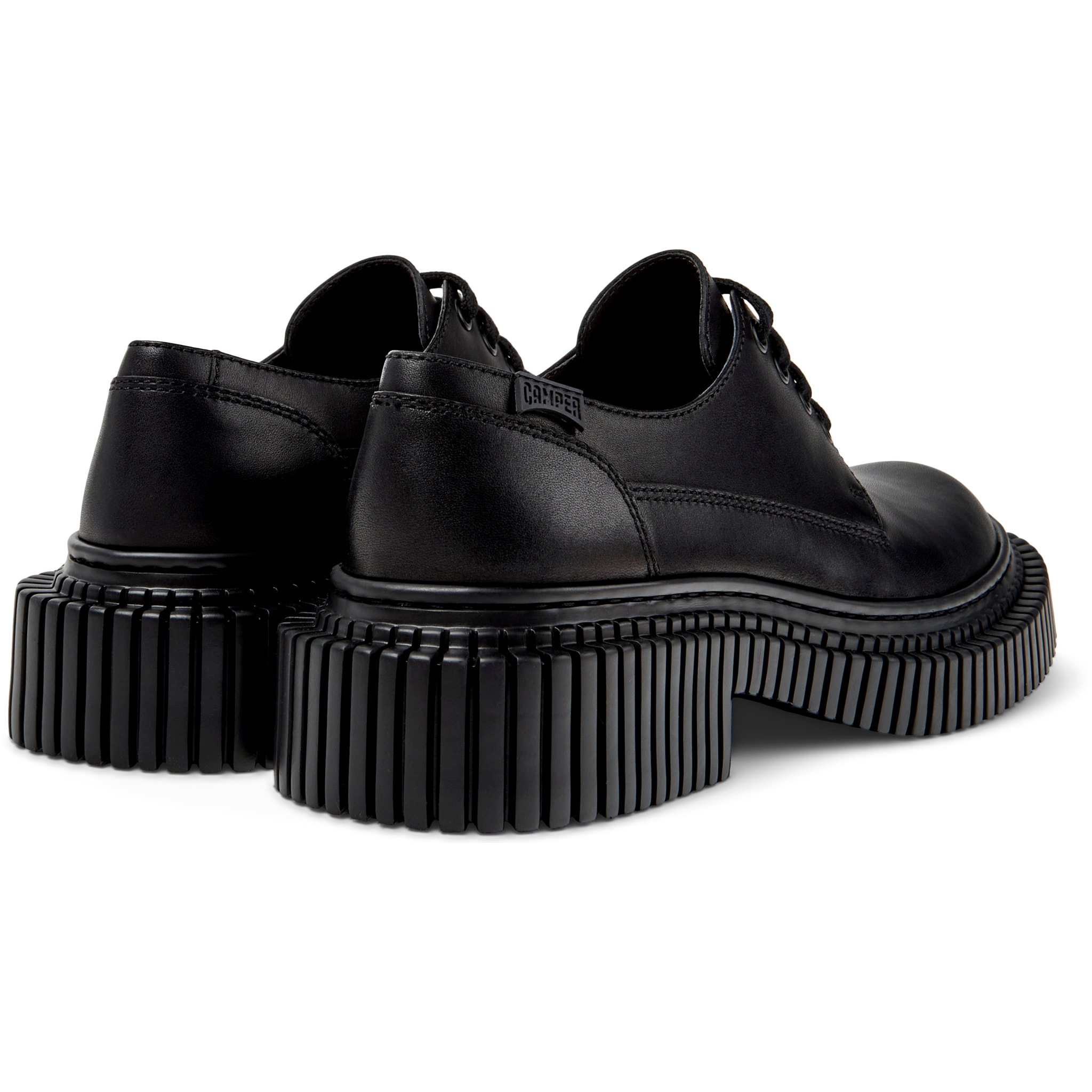 Scarpe stringate - CAMPER Pix Berlin - Nero - Pelle liscia