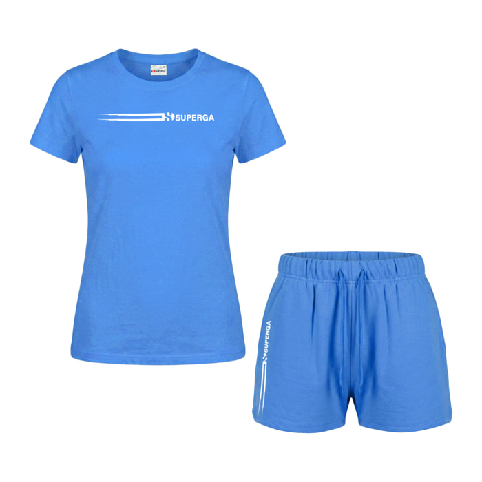 Completo Donna SUPERGA Cotone Jersey Manica Corta