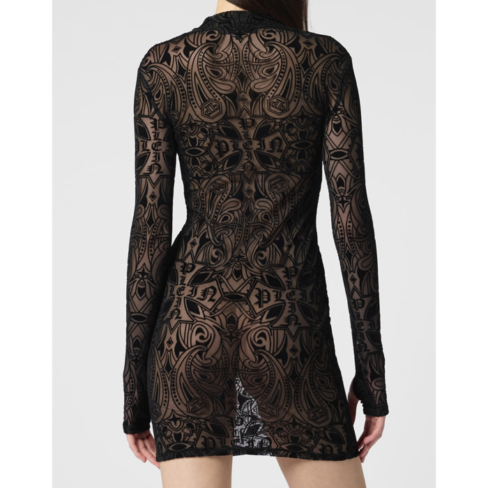 PHILIPP PLEIN Short Dress GOTHIC PLEIN