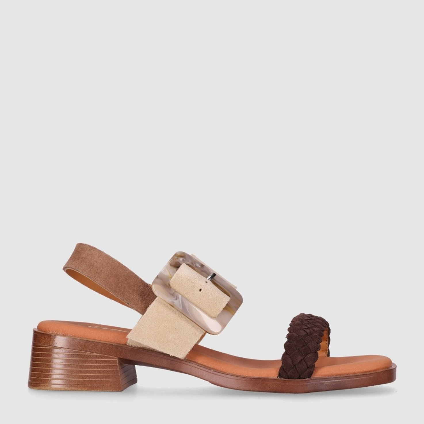 Sandalias de Serraje - Multi-Arena - Tacón: 4 cm