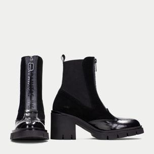 Botin Zurich Negro antracita 7 cm