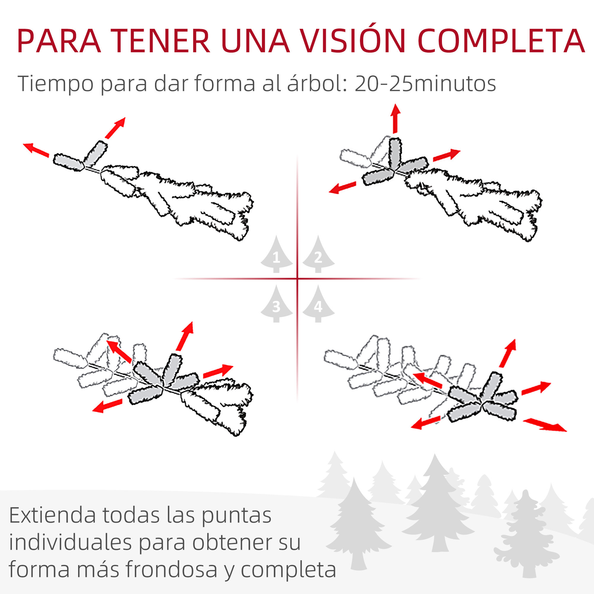 Árbol de Navidad Artificial 225 cm Árbol de Navideño de 706 Ramas Árbol de Navidad Estrecho Forma de Lápiz con 56 Piñas Base Plegable cm Verde