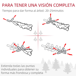 Árbol de Navidad Artificial 225 cm Árbol de Navideño de 706 Ramas Árbol de Navidad Estrecho Forma de Lápiz con 56 Piñas Base Plegable cm Verde