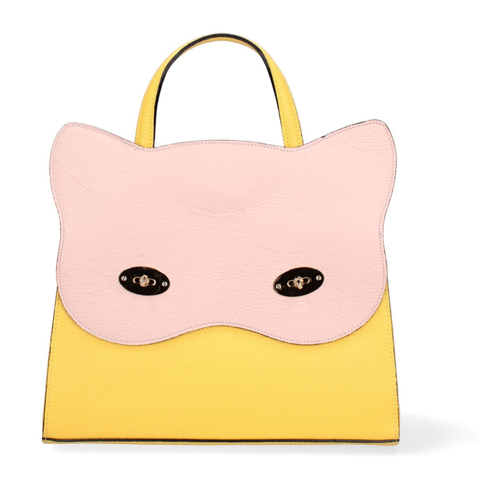 Borsa a mano da donna - Modello Arancia - 100% pelle - 32.0 x 28.0 x 13.0 cm