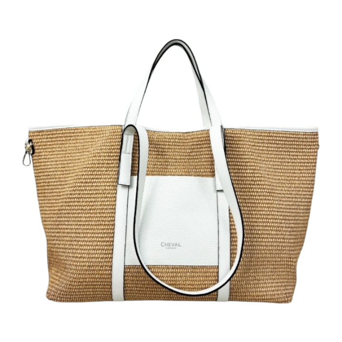 Bolso de hombro Cheval Firenze Formentera Blanco