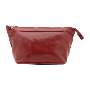 Pochette  unisex In Vera pelle Made in Italy 18x23x12 cm