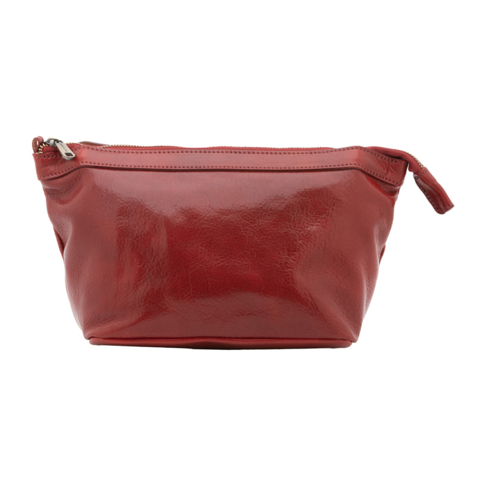 Pochette  unisex In Vera pelle Made in Italy 18x23x12 cm