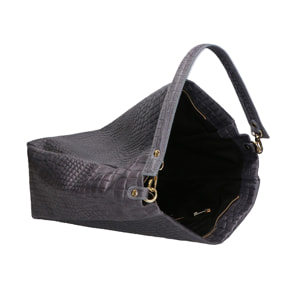 Borsa a spalla da Donna Valtera in Vera Pelle Made in Italy 32x31x15 cm