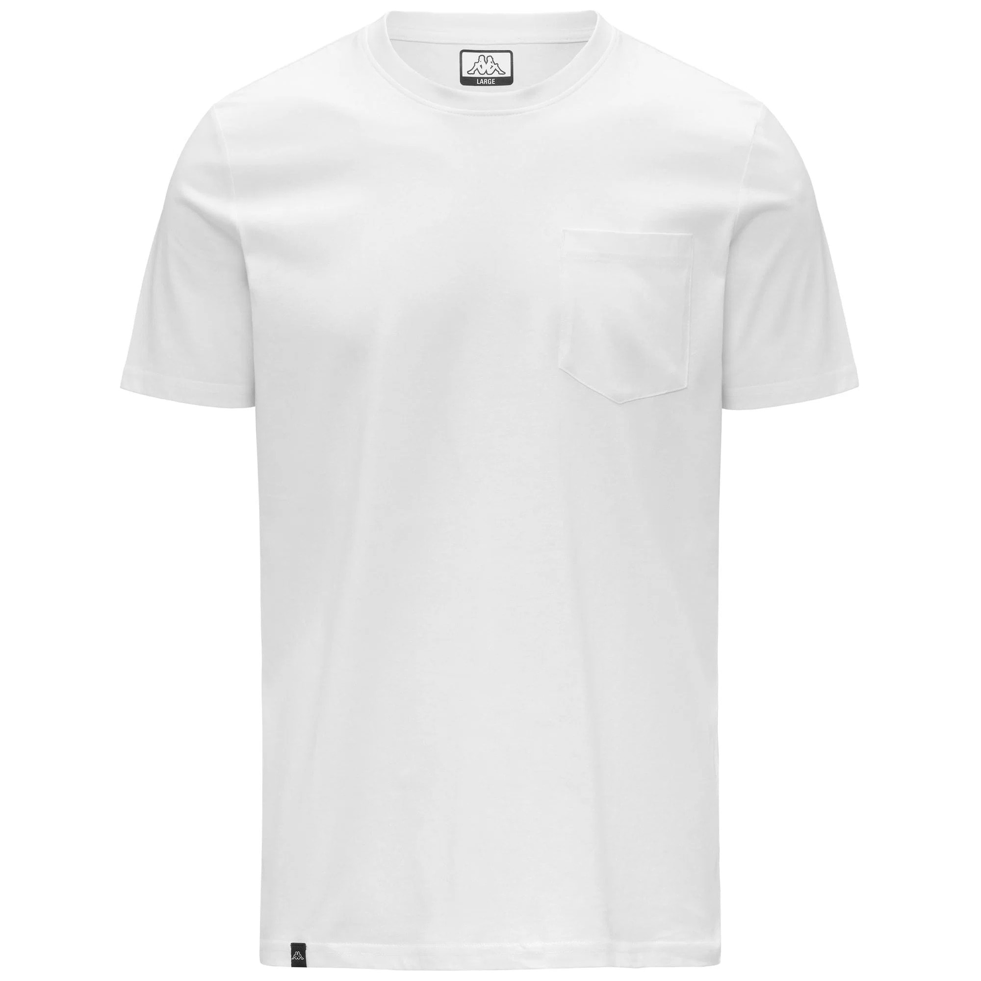 Kappa - Camisetas y tops Hombre Blanco - Logo Pocket