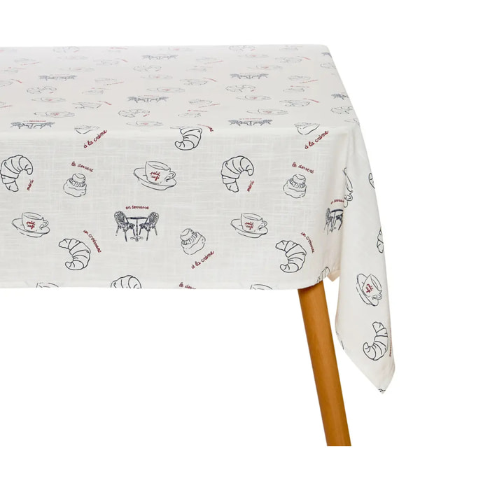 Nappe Fra rectangulaire 140x240cm petit déj