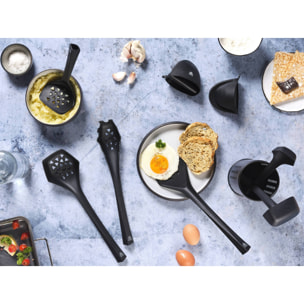 Set d'ustensiles de cuisine en thermoplastique JESPER - 9 pièces