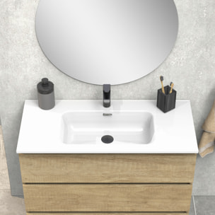 Conjunto de baño IRONA 3C, 100cm, incluye lavabo y espejo