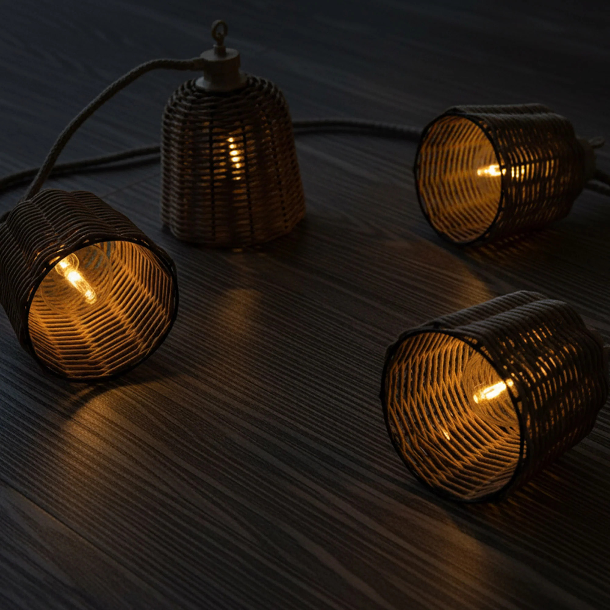 Guirlande solaire FORMENTERA 10 LED 8M