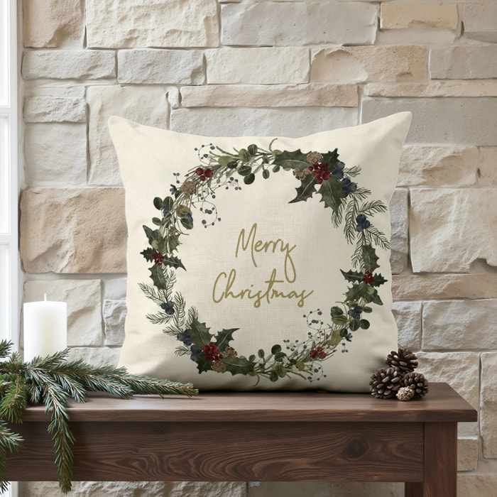 Housse de coussin Christmas Muérdago A
