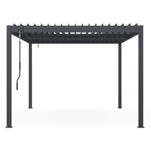 Pergola bioclimatique 3x4m lames orientables