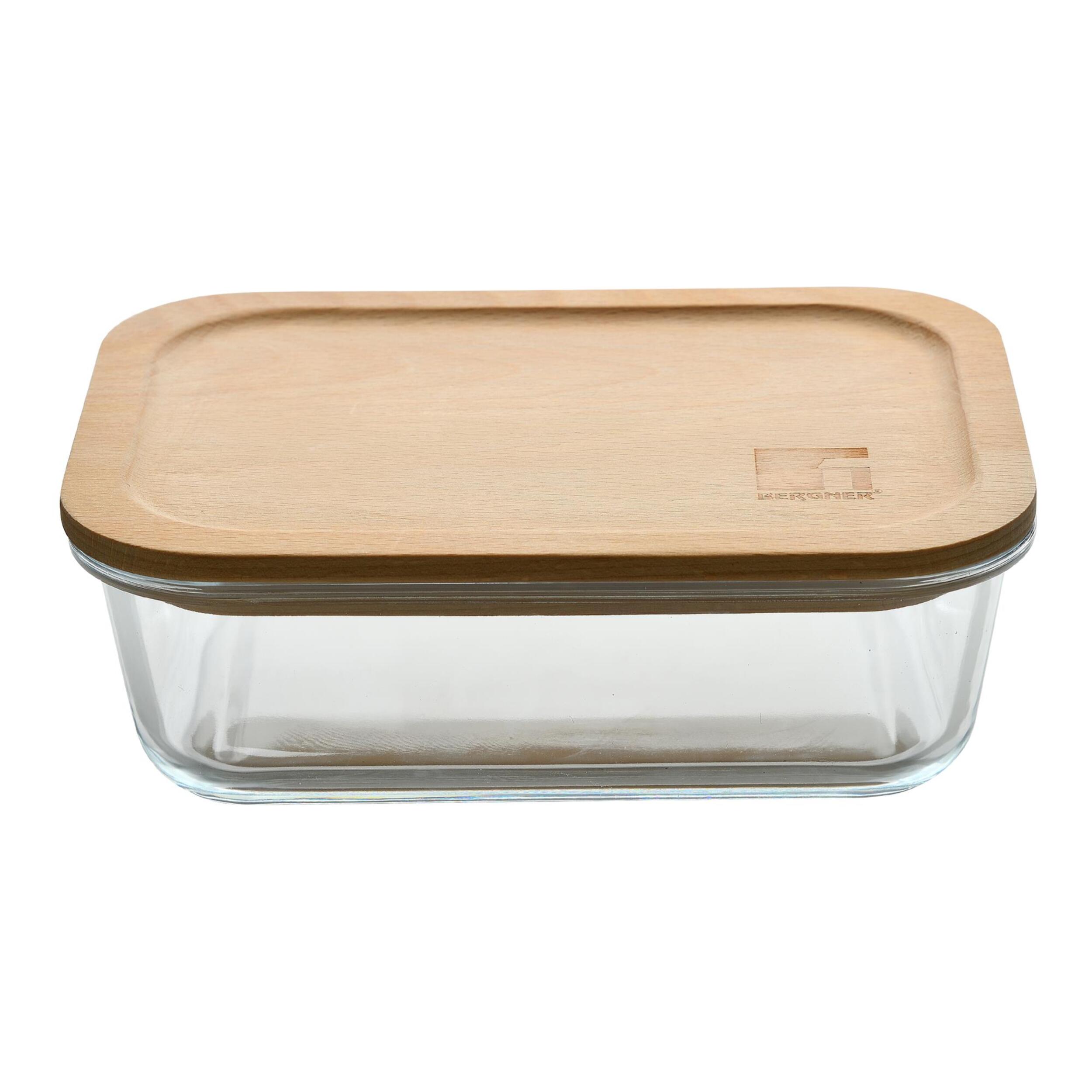 Bergner NATURALLY Hermético de 1L en vidrio de borosilicato