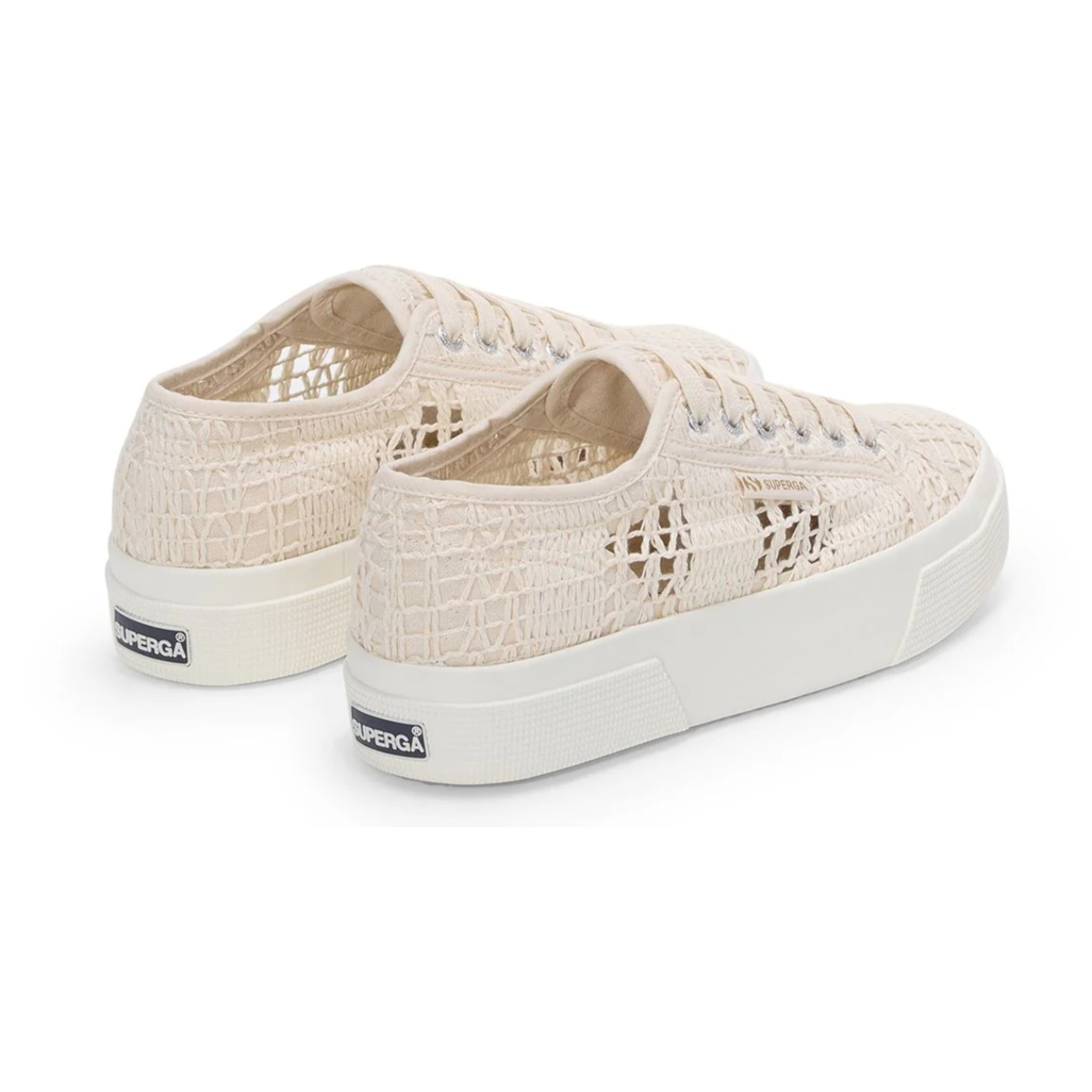 Superga - Scarpe da donna Donna Beige - 2740 PLATFORM CROCHET