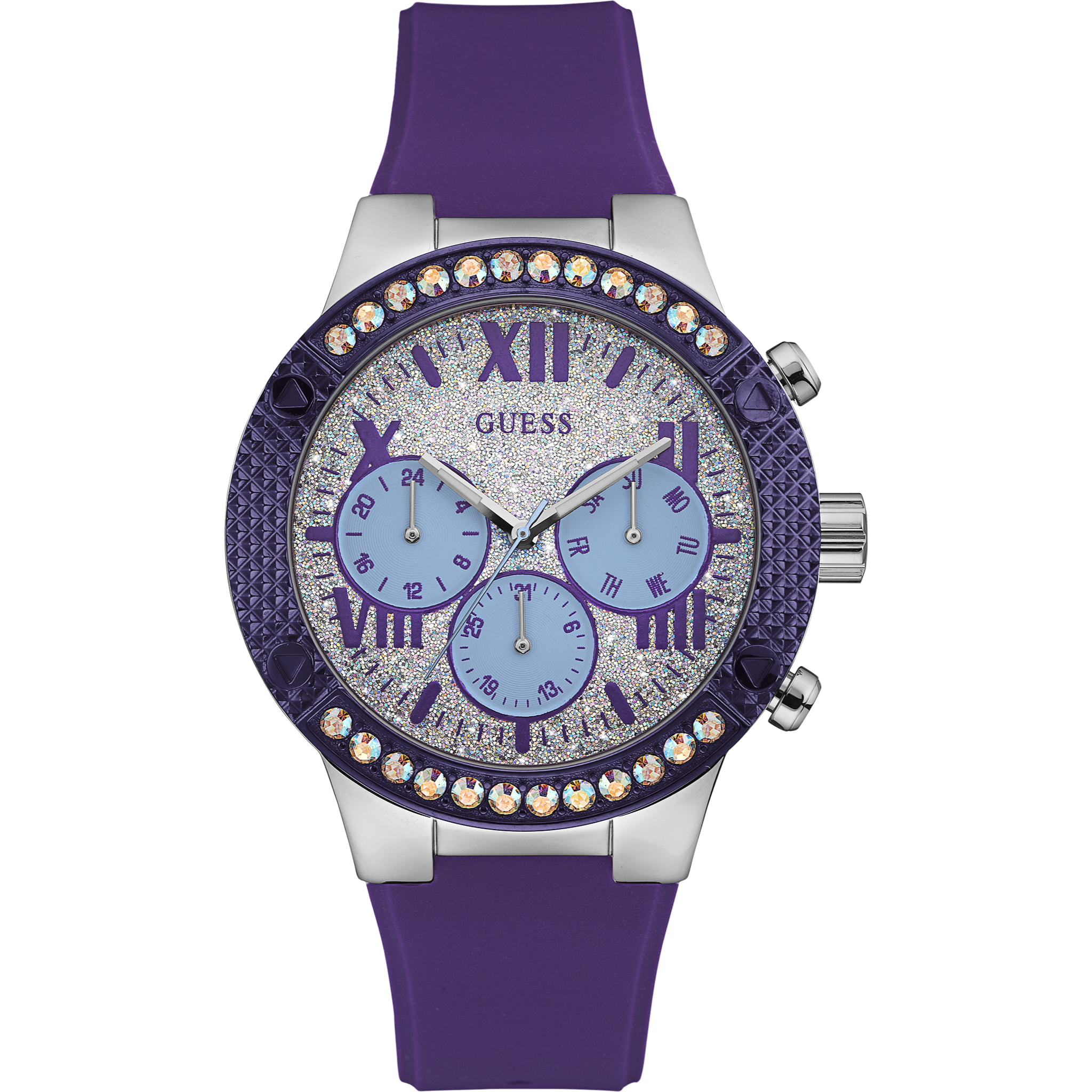 Reloj Guess W0772L5 Mujer Analogico Cuarzo con Correa de Silicona