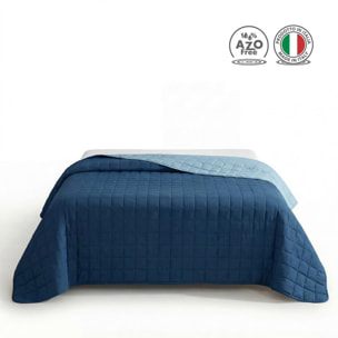 Copriletto singolo estivo leggero double face 170x260 cm, trapunta estiva traspirante e morbida, coperta primaverile elegante e moderna, design reversibile per doppio stile, ideale per stagione calda, resistente e facile da lavare
