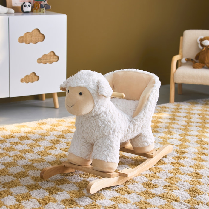 Fauteuil mouton à bascule pour enfant MAROA