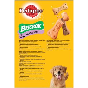 PEDIGREE Biscrok Biscuits croquants multi mix pour chien 15x 500g