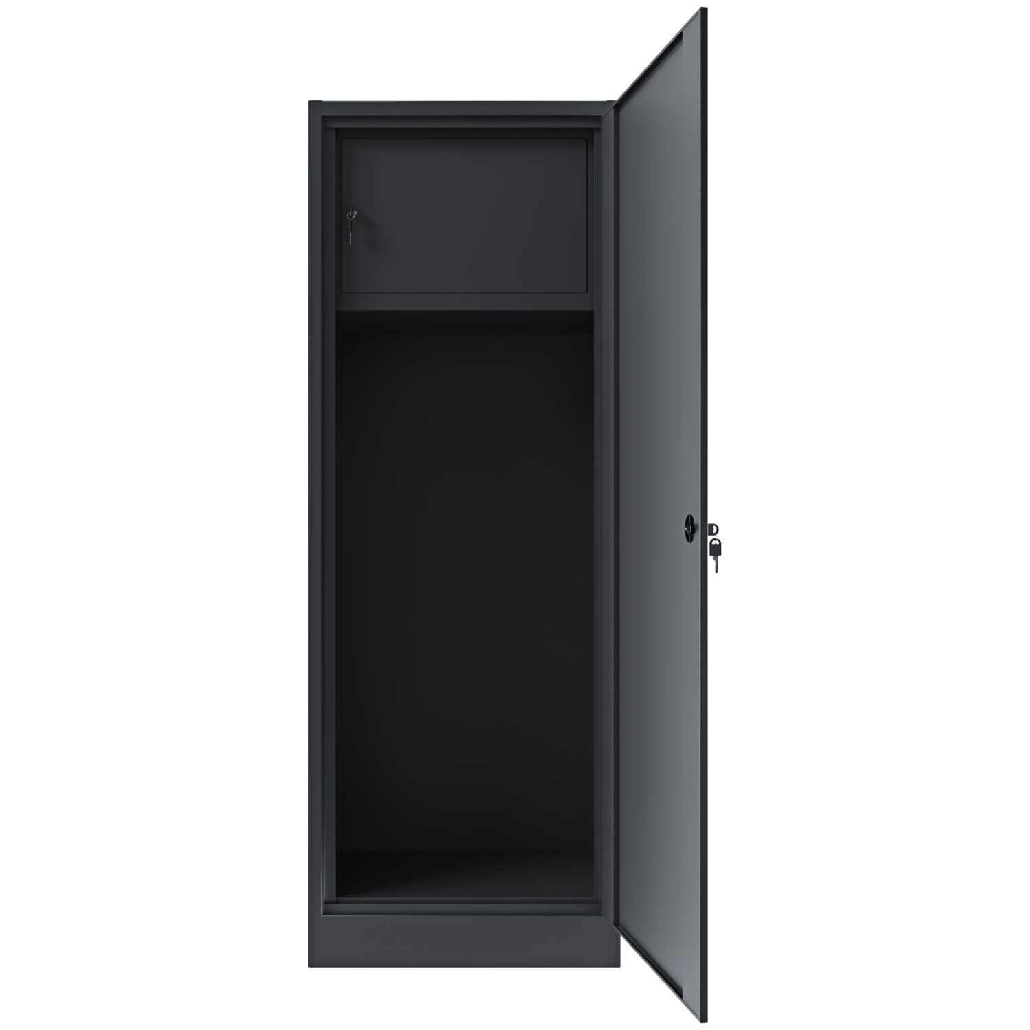 Armadio Portafucili 10 Posti Armadietto Armi Fuciliera In Lamiera Di Acciaio Con Cassetto Tesoretto Con Serratura Doppia Chiave 148x53.5x32 Cm Grigio