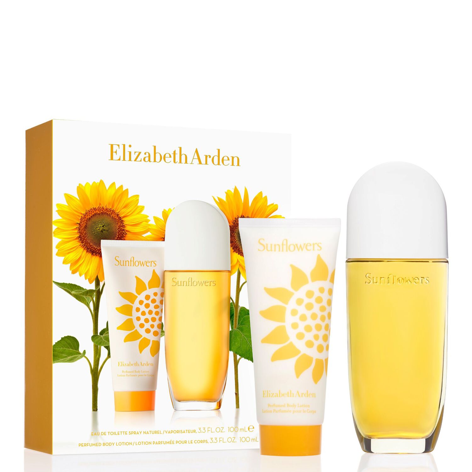 Sunflowers - Coffret Eau de Toilette 100 ml + Lotion Parfumée Corps 100 ml