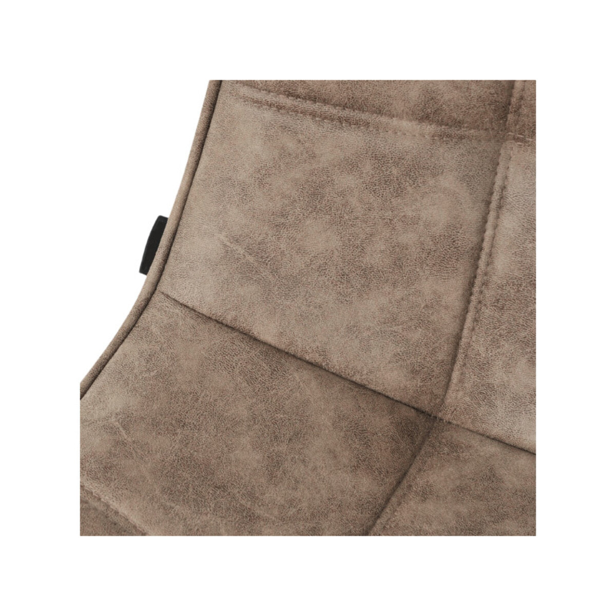 Chaise microfibre effet simili, poignée et pieds noirs - SPOOKY 2