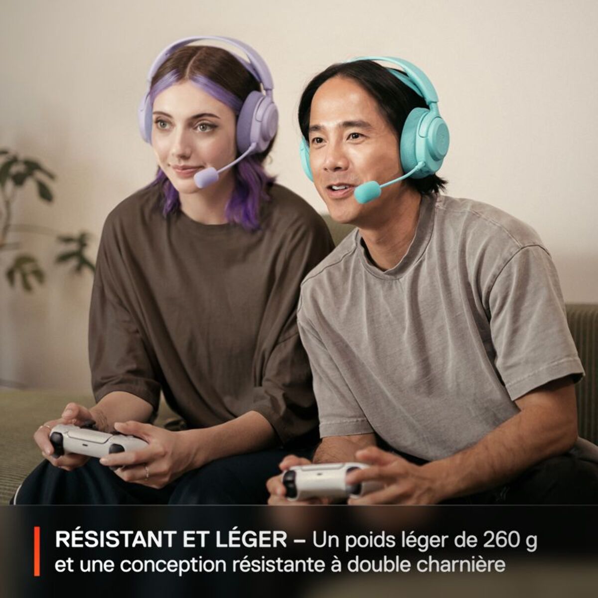 Casque gamer STEELSERIES Arctis Nova 3PW Lavande