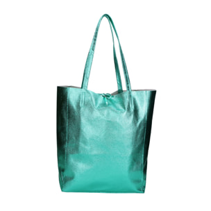 Borsa a spalla da Donna Genny in Vera Pelle Made in Italy 36x40x11 cm