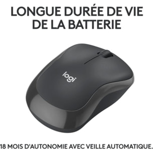 Souris sans fil LOGITECH M240 Silent Graphite Bluetooth