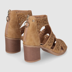 Sandalias - Cuero - Tacón: 7 cm