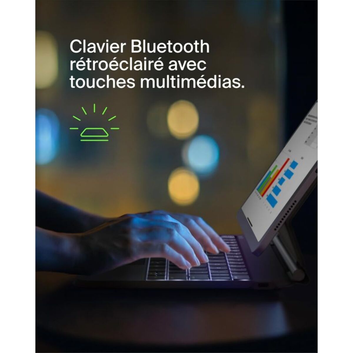 Clavier BELKIN iPad Air M2 11"/10,9", iPad Pro  11"