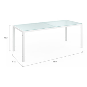 Ensemble repas Formentera 8 places beige