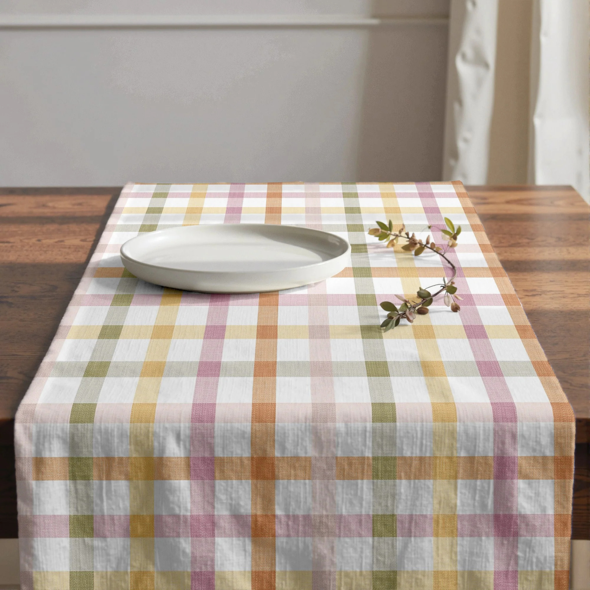 Chemin de table 100% coton Holden 50x150 cm