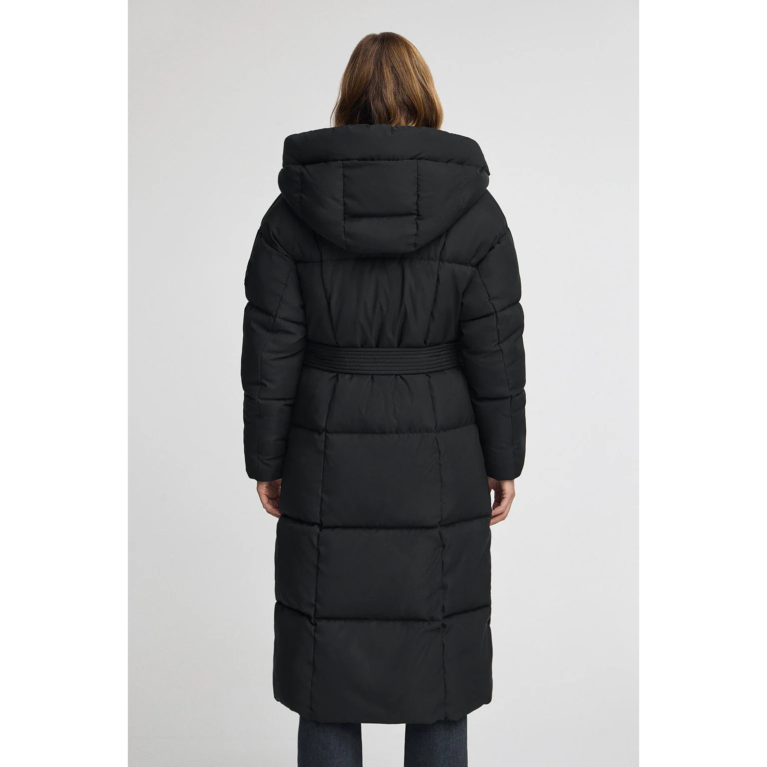 Giaccone Guada Long nero con logo Polo Club