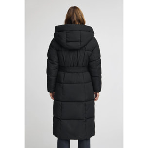 Giaccone Guada Long nero con logo Polo Club