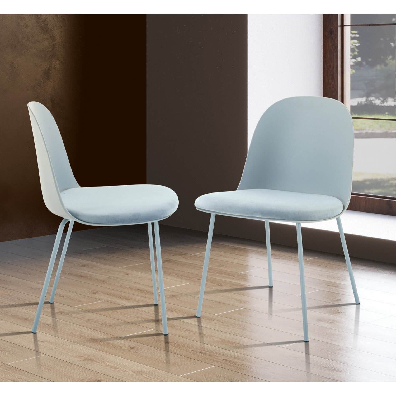 Oresteluchetta Set 4 Sedie TELLA SLIM LIGHT BLUE