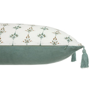 Coussin "Jamana" 30x50cm vert céladon