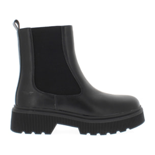 Armata di Mare Scarpe Donna Chunky Platform Chelsea Boots AMD W32H67 Black