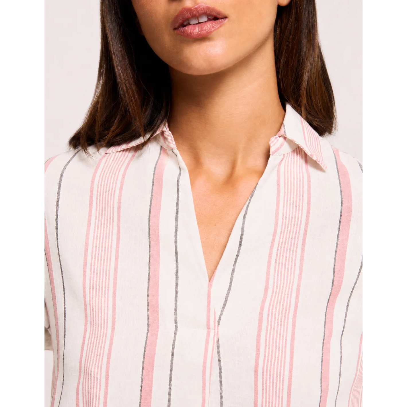 Camisa Media Manga Rosa - Sawira