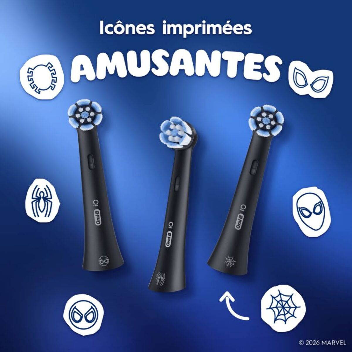 Brossette dentaire ORAL-B Gentle Care Spiderman x3