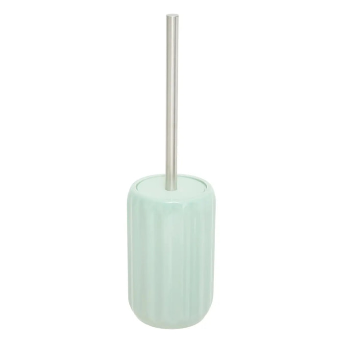 Brosse WC Colorama en céramique H.40cm vert céladon
