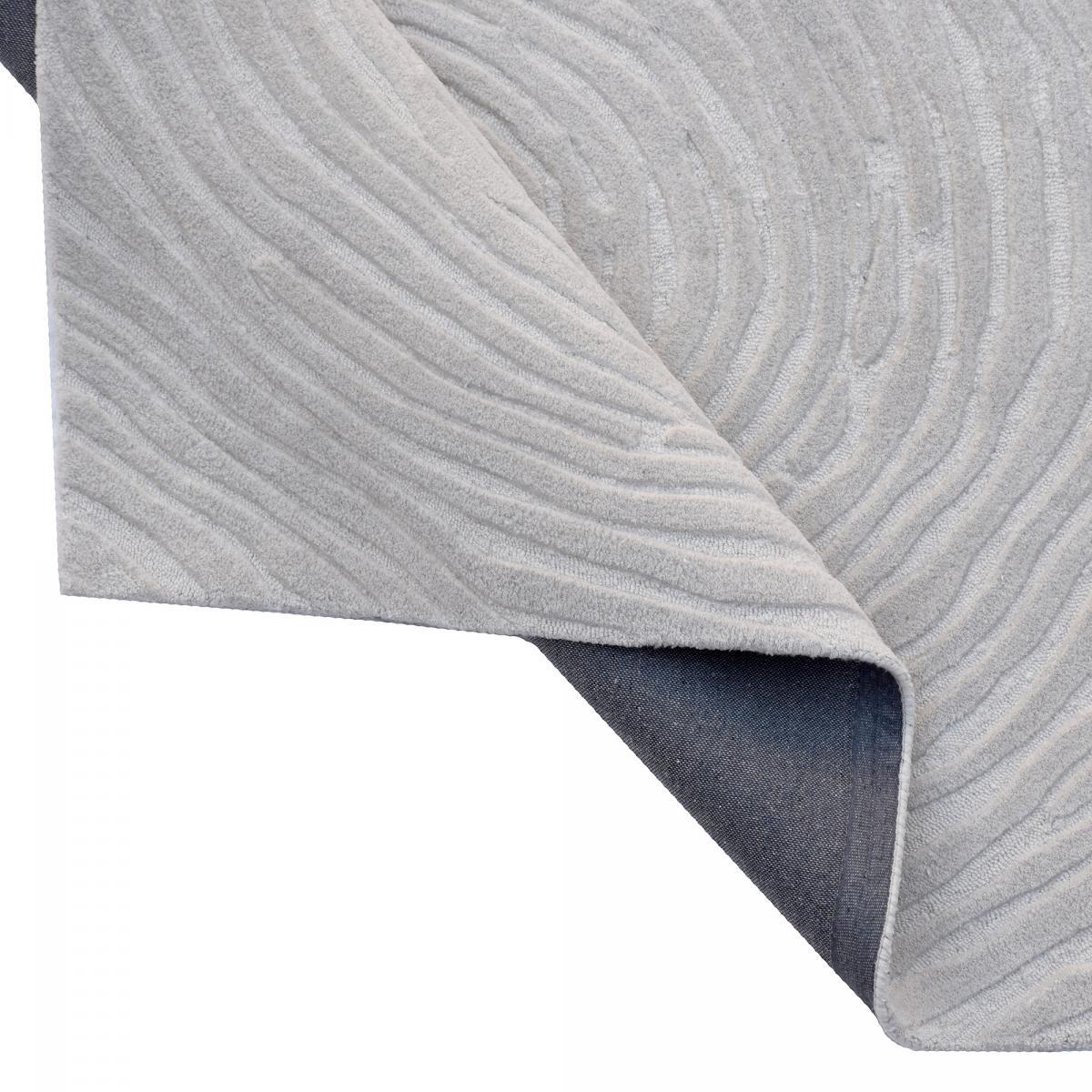 Tapis artisanal CUMINA en laine, tufté main épais et molleux