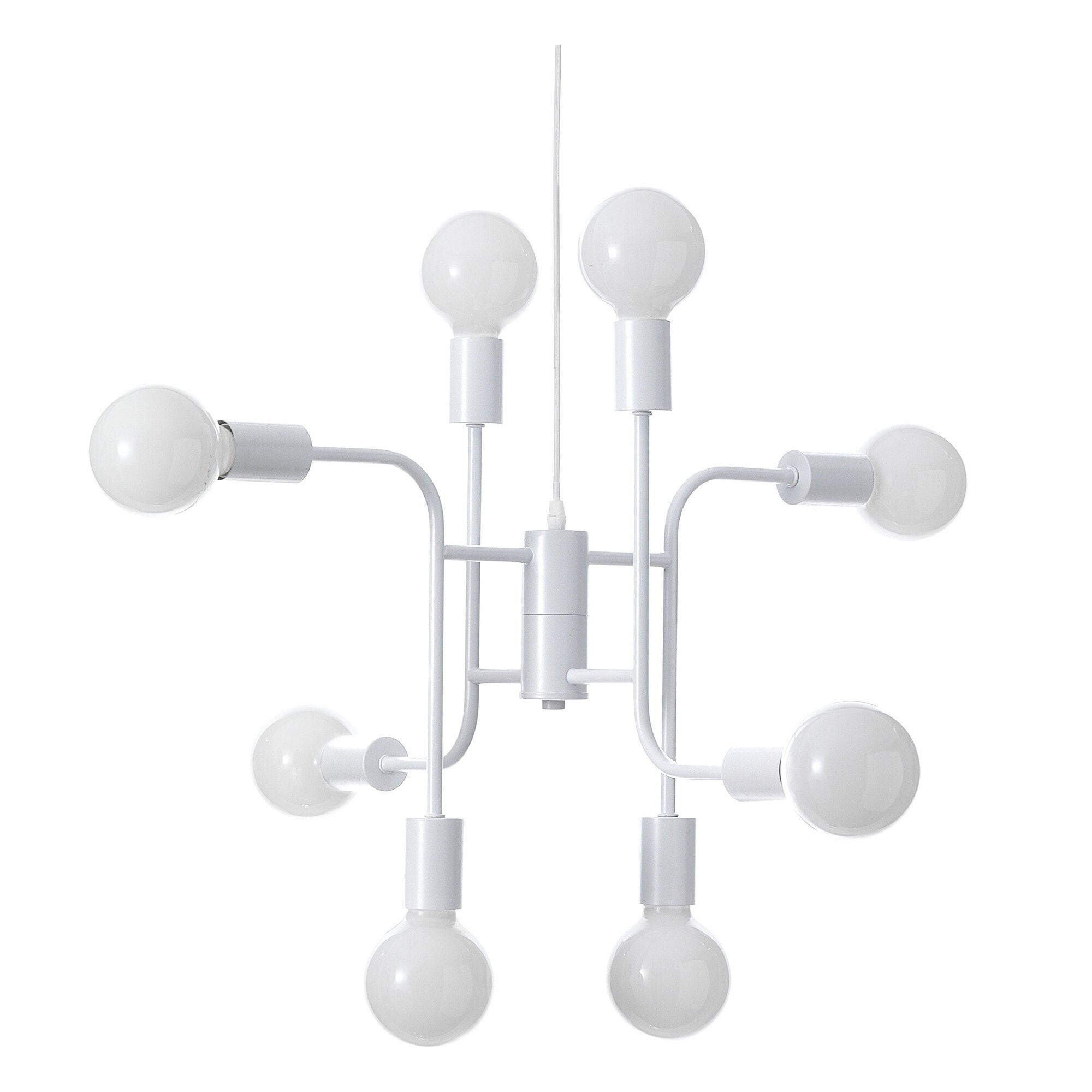 Suspension Tomasucci PAUL, en acier et métal, blanc, 59 × 59 × 43 cm