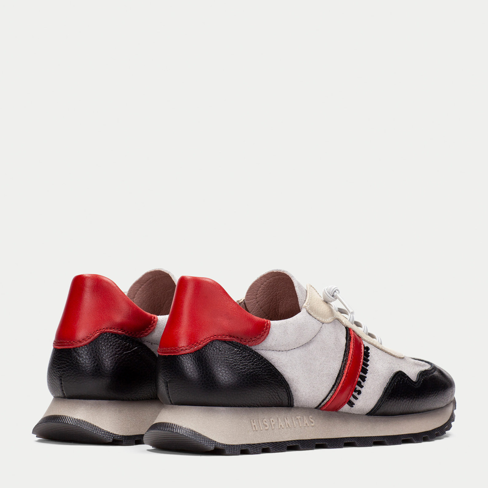 Deportivo Loira Negro gris rojo 3 cm