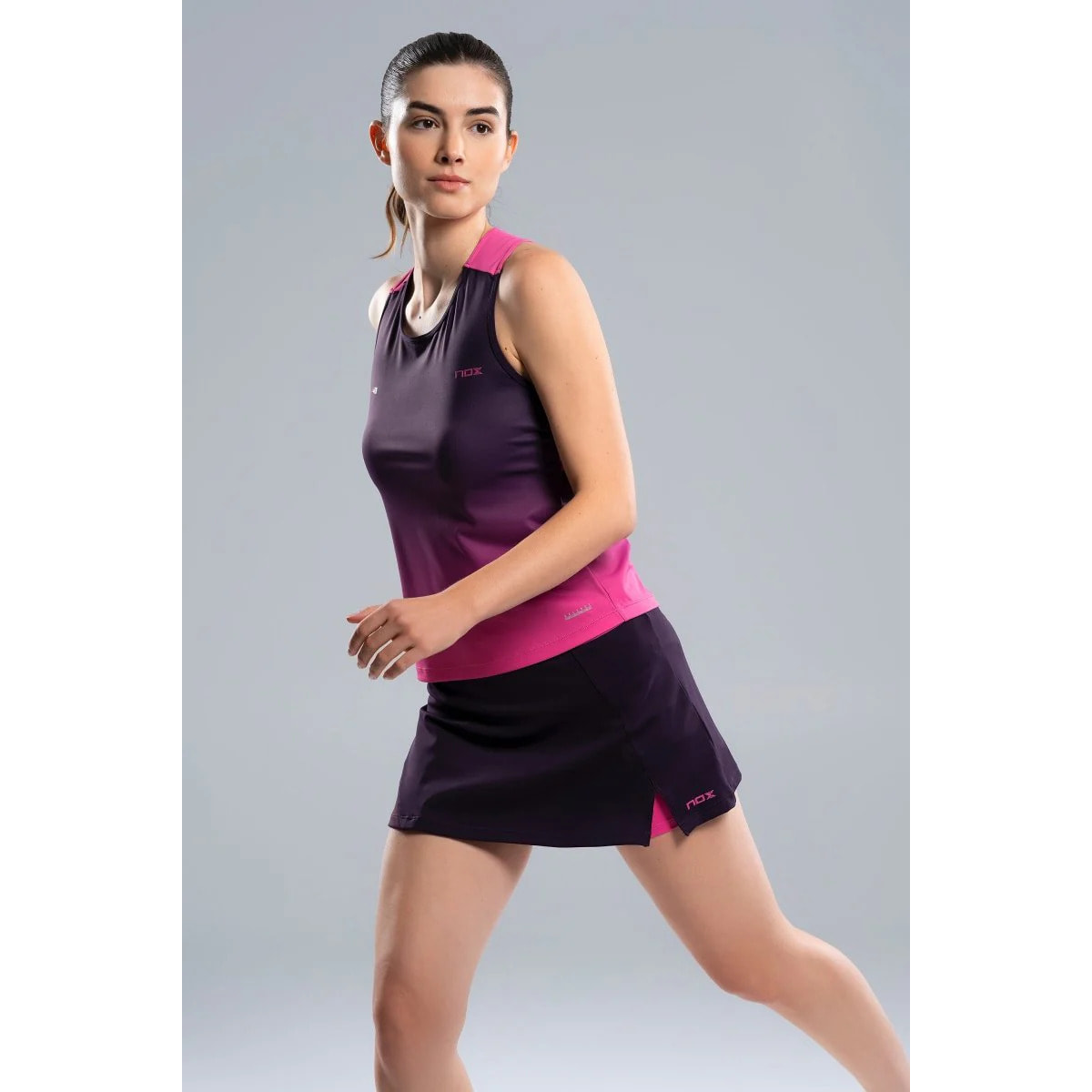 Falda mujer PRO blackberry rose